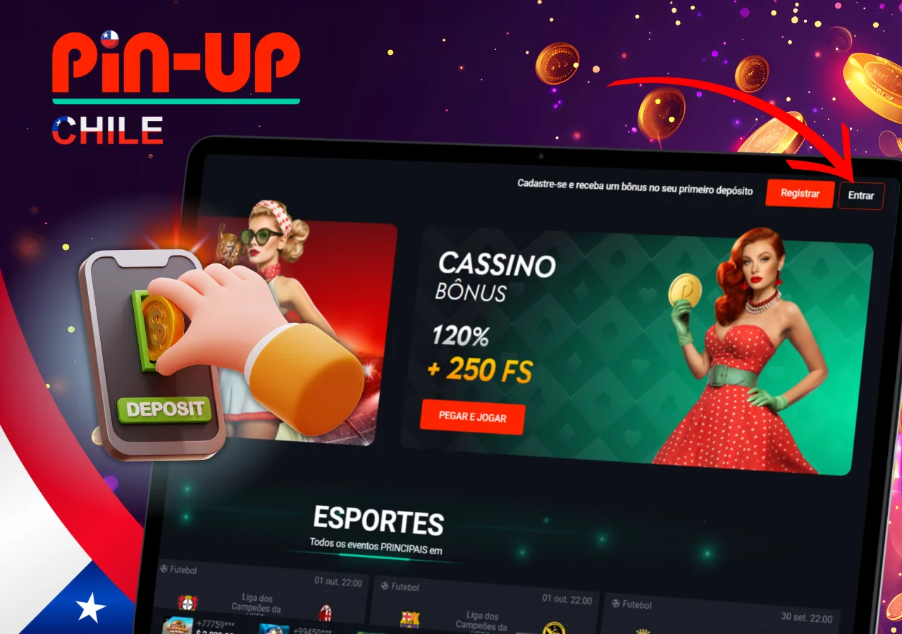 El primer deposito en Pin-Up desbloquea un bono de 120% mas 250 giros gratis para el casino.