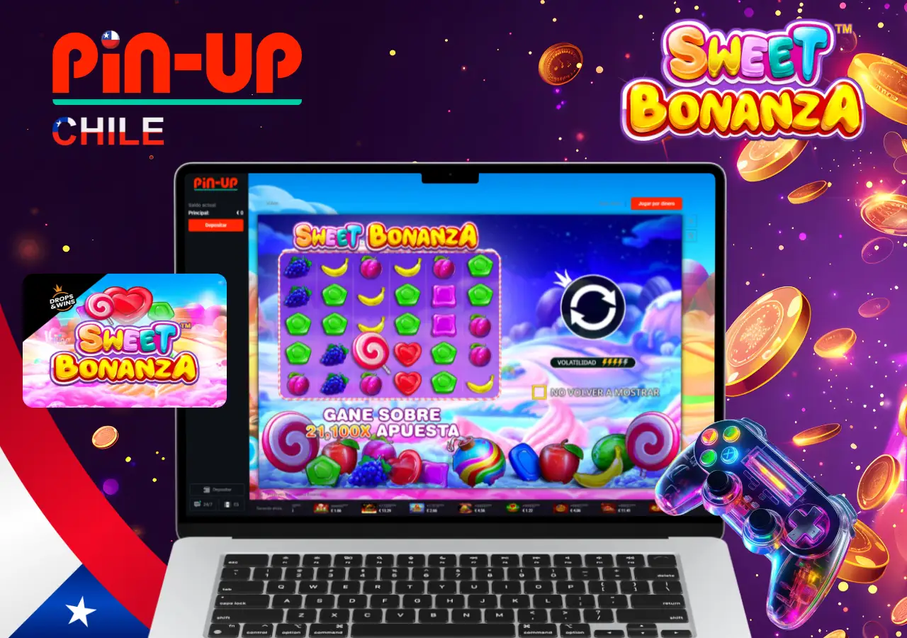 Pantalla de inicio del juego en el casino Chile