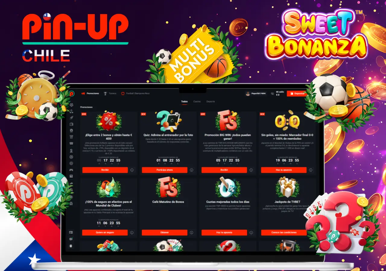 Promoción de bono de bienvenida de hasta 250 giros gratis